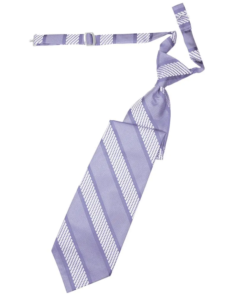 Periwinkle Venetian Stripe Necktie