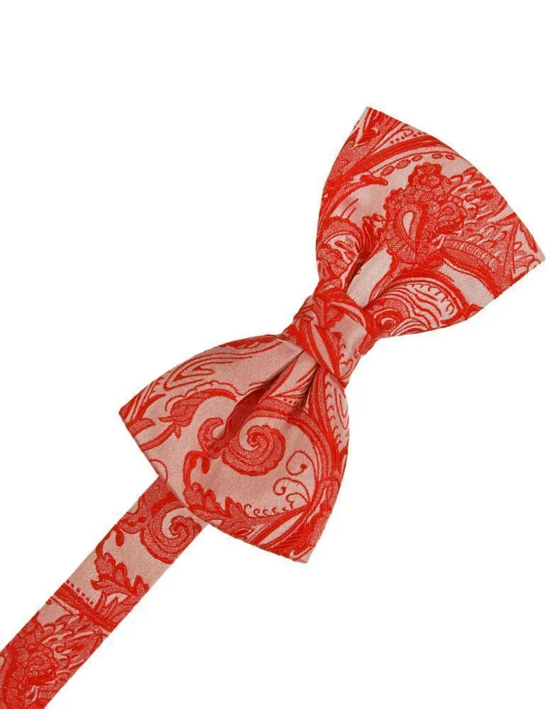 Persimmon Tapestry Kids Bow Tie