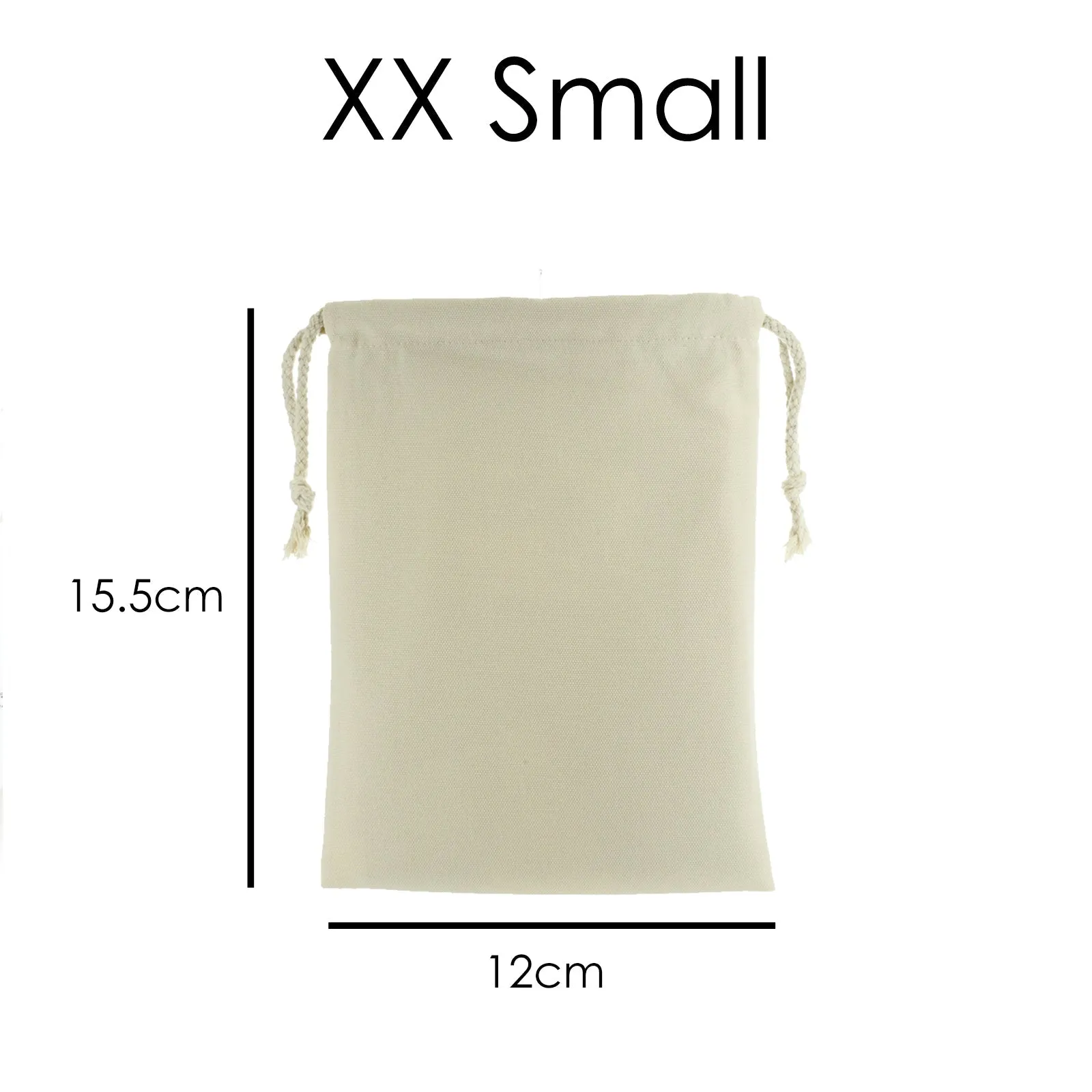 Personalised Canvas Sack with Stylish Text and Purple Flowers Floral Print