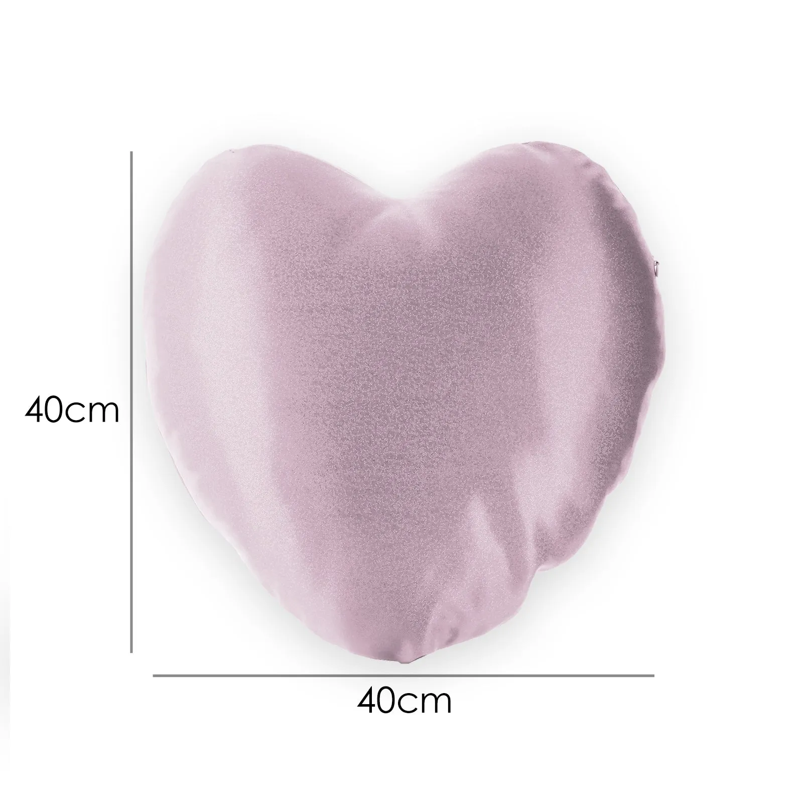 Personalised Glitter Heart Cushion with Stylish Text and Floral Mother’s Day Message
