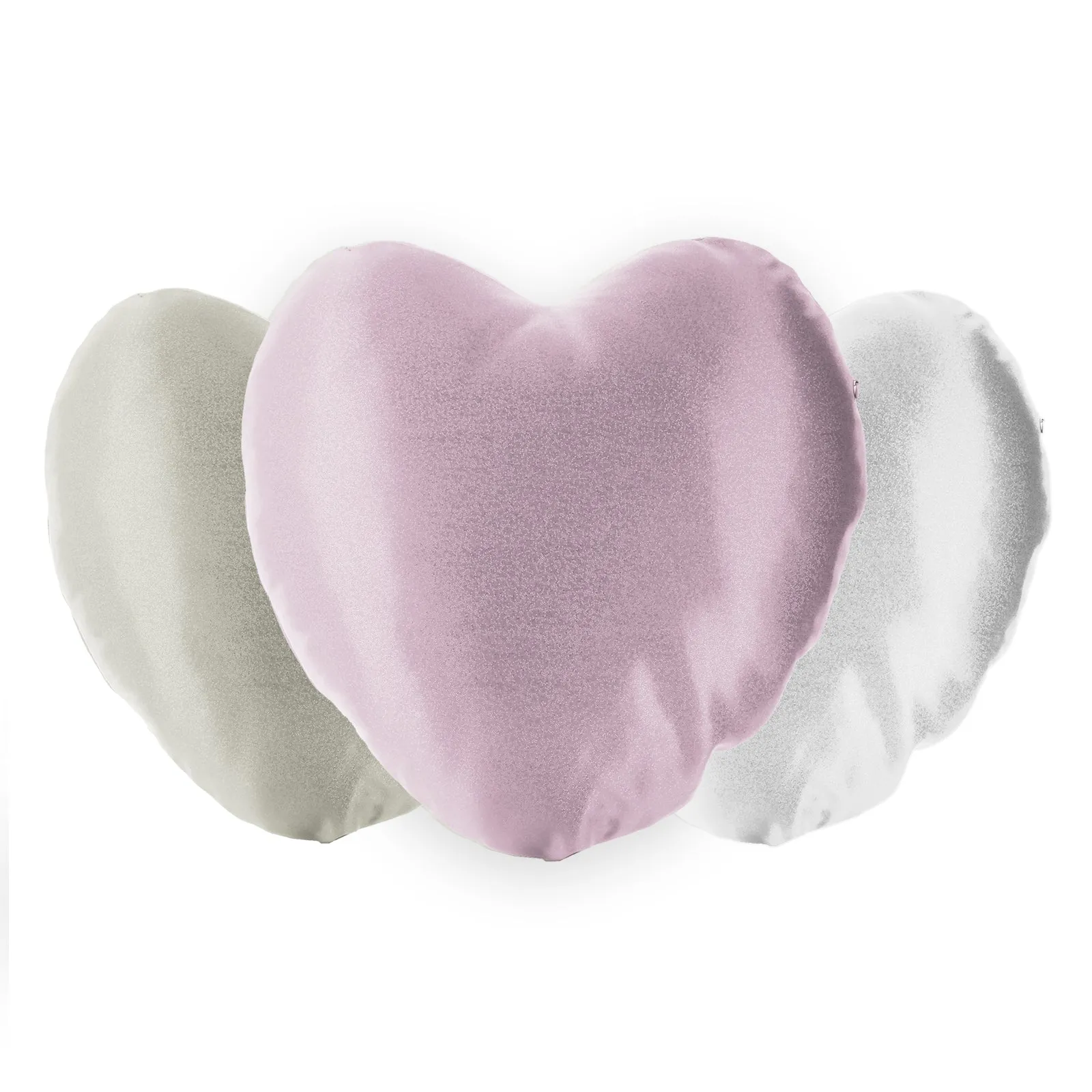 Personalised Glitter Heart Cushion with Stylish Text and Floral Mother’s Day Message