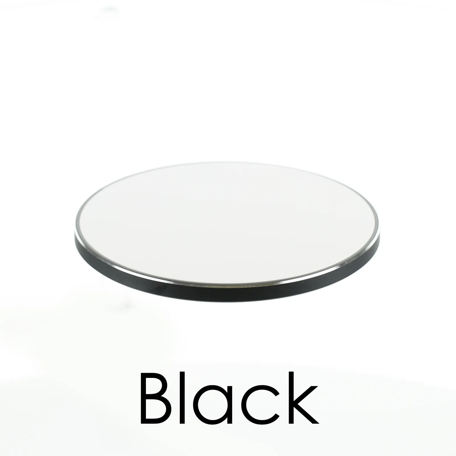 Personalised Wireless Charger with Stylish Text and Red Heart on Grey Marble
