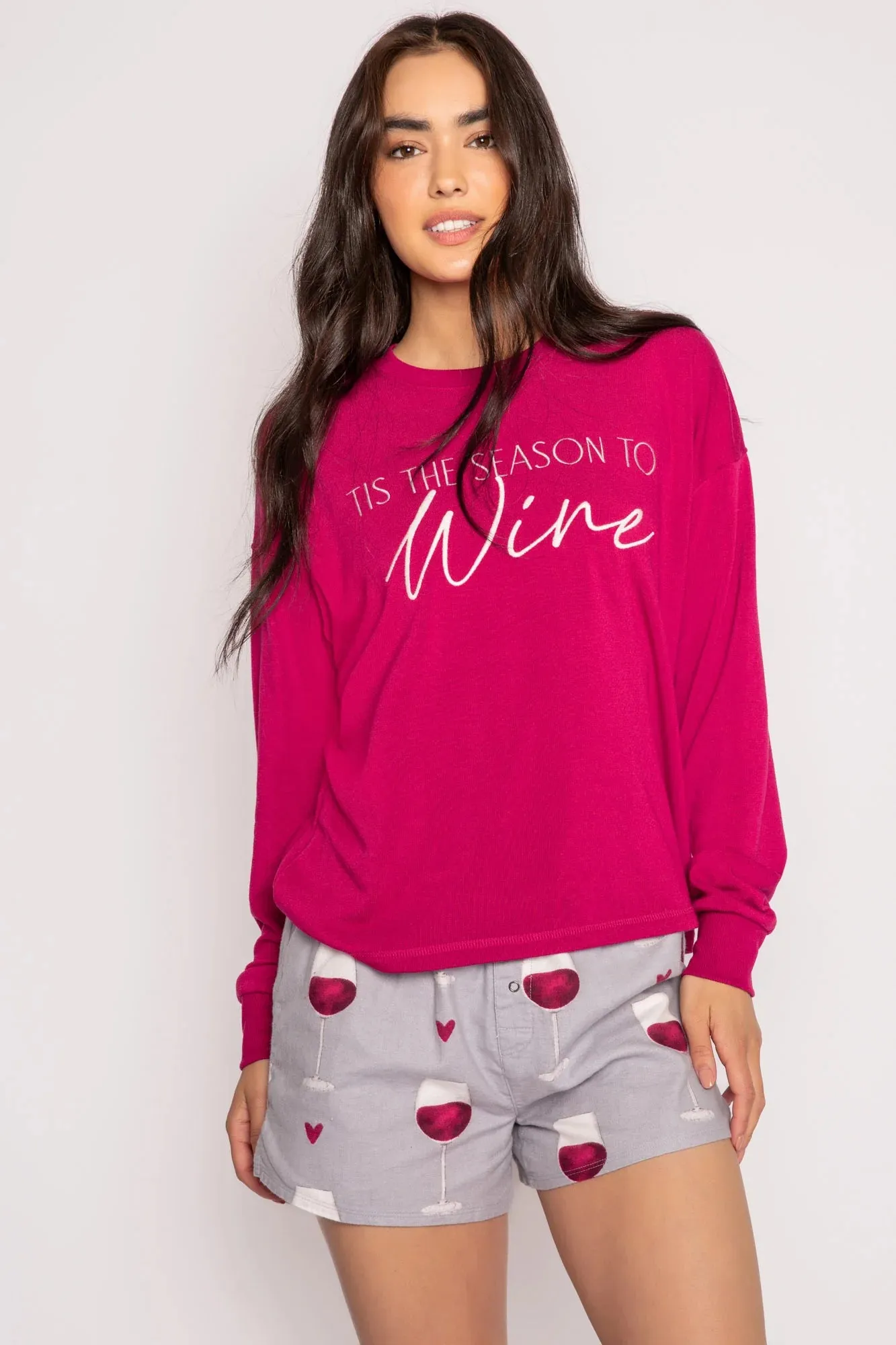 PJ Salvage Flannels Long Sleeve Top