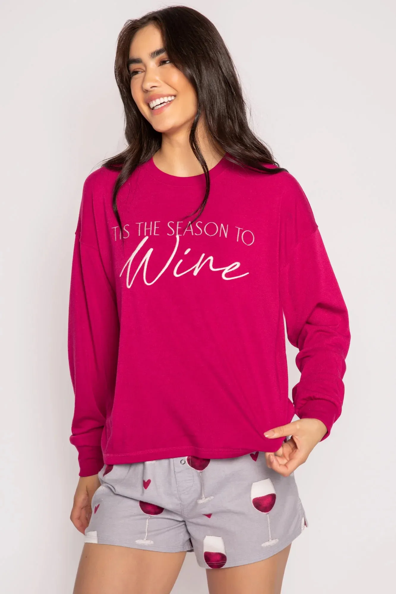 PJ Salvage Flannels Long Sleeve Top