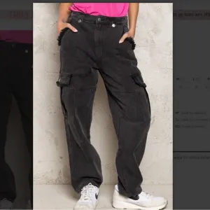 POL Black Cargo Jeans for Women
