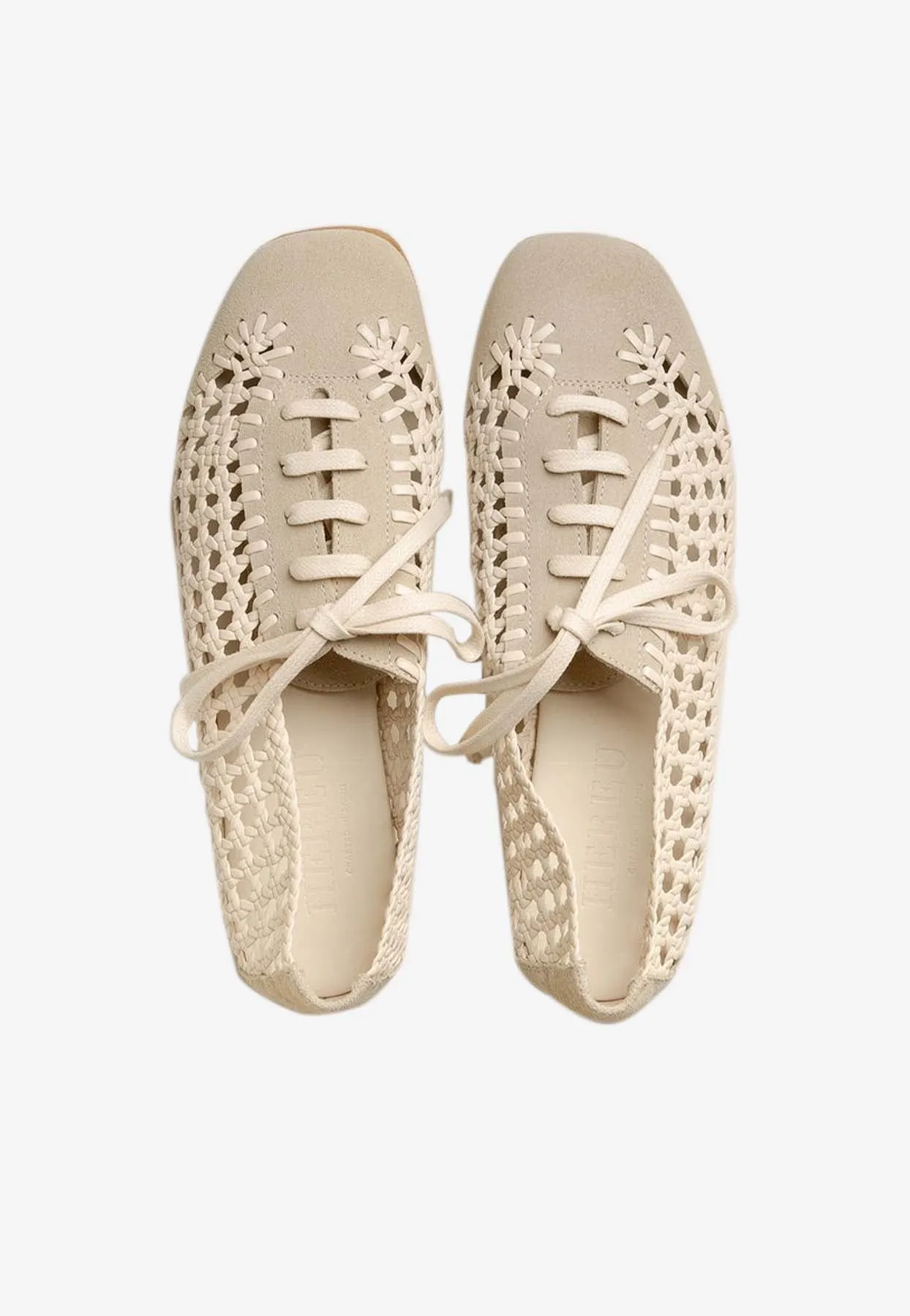Portiu Woven Lace-Up Shoes