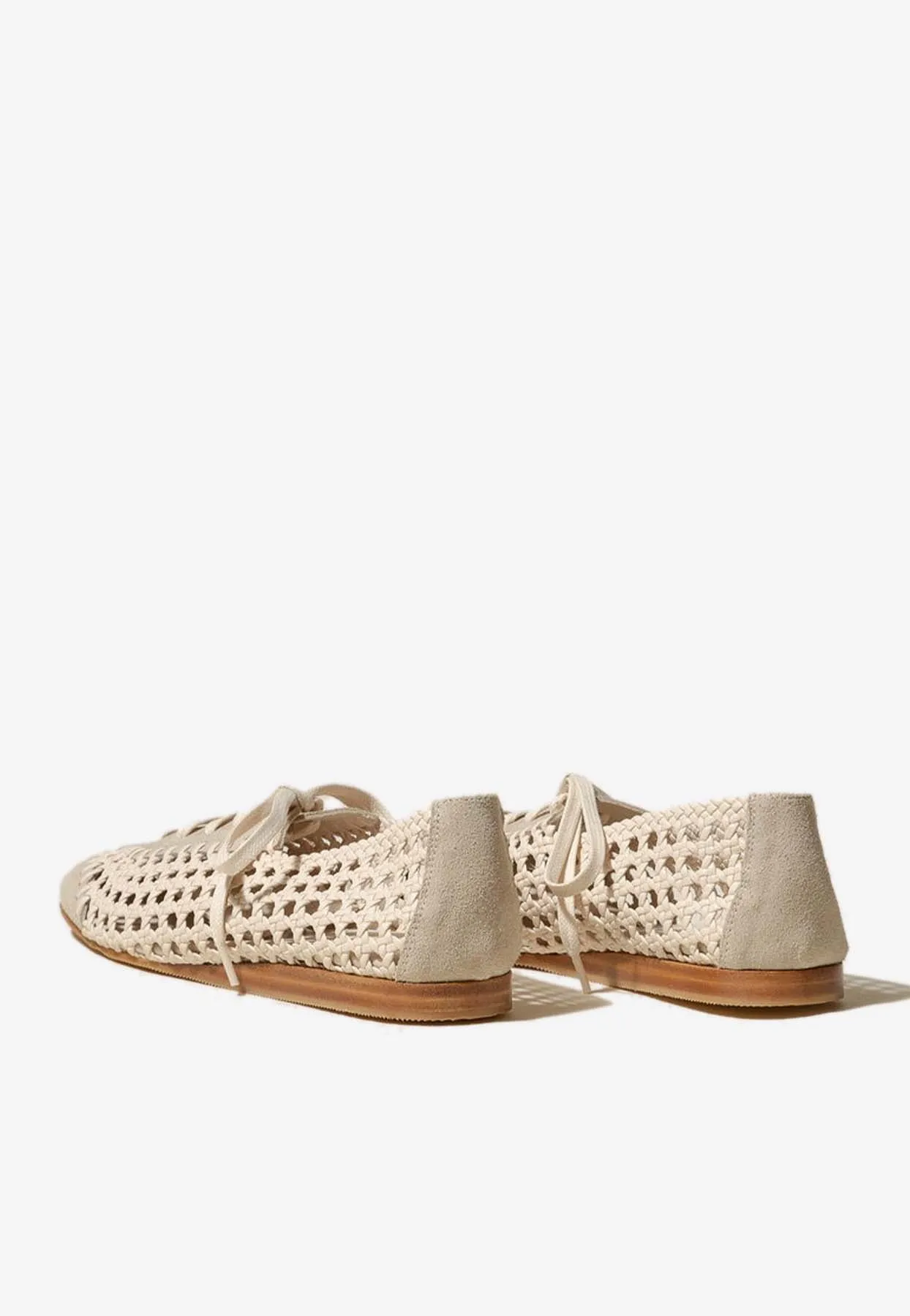Portiu Woven Lace-Up Shoes