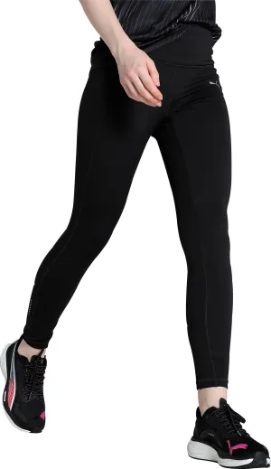 Puma Microfleece Womens Long Running Tights - Black