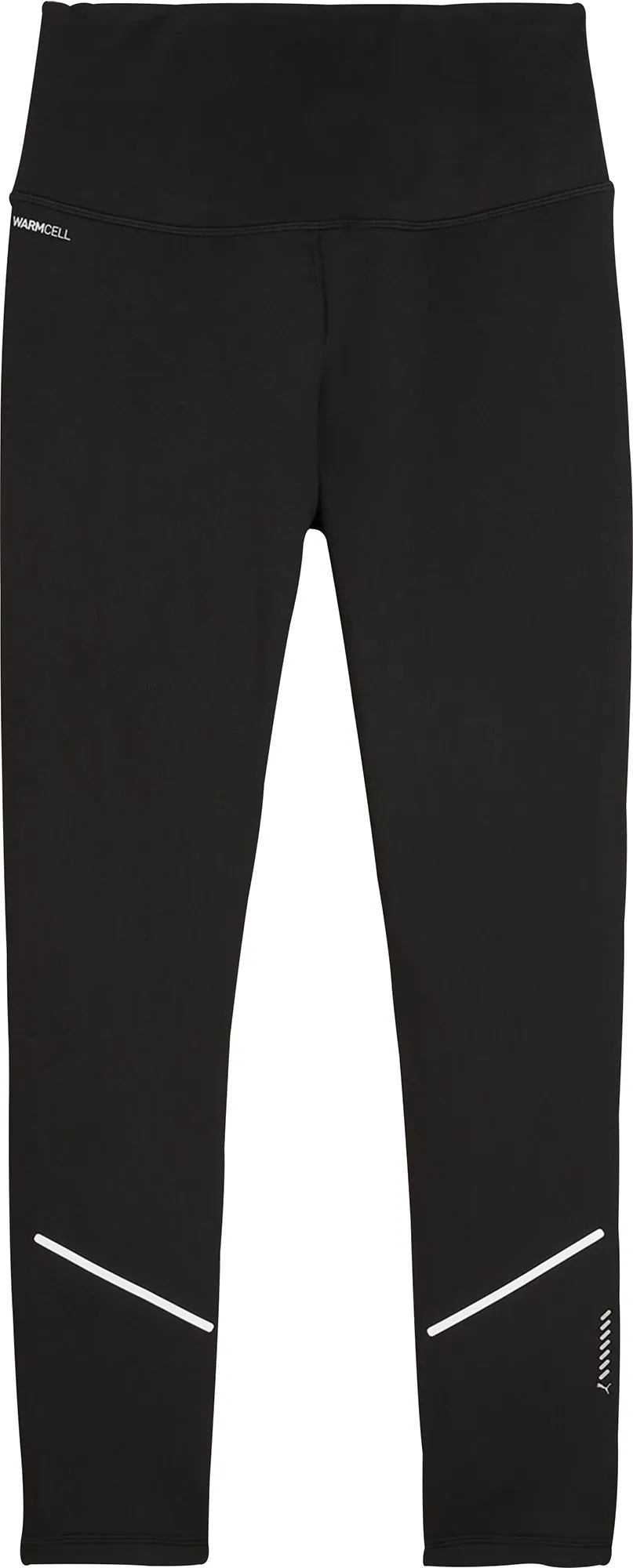 Puma Microfleece Womens Long Running Tights - Black