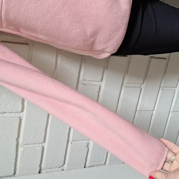 Puma Polar Fleece Light Pink Zip-Up Jacket. Size Medium NWT
