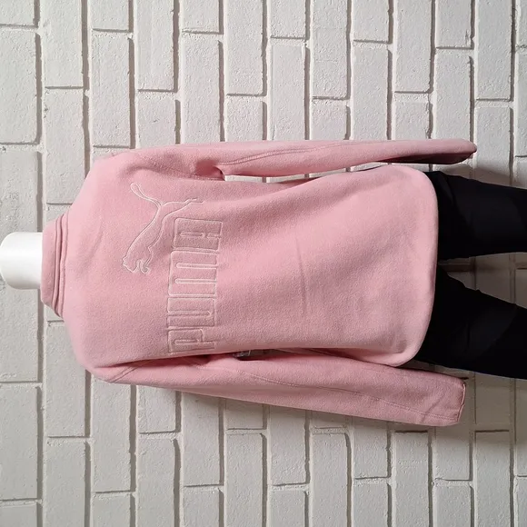 Puma Polar Fleece Light Pink Zip-Up Jacket. Size Medium NWT