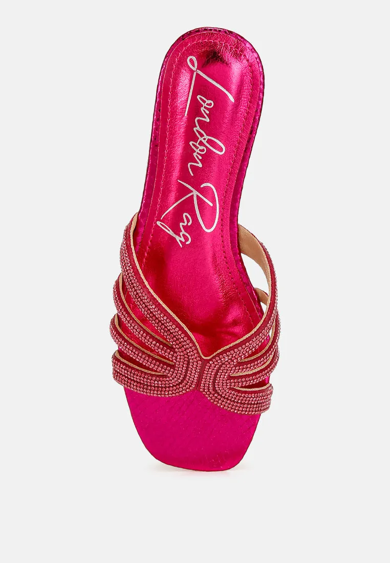 Rhinestone Cut Out Flats By RAG