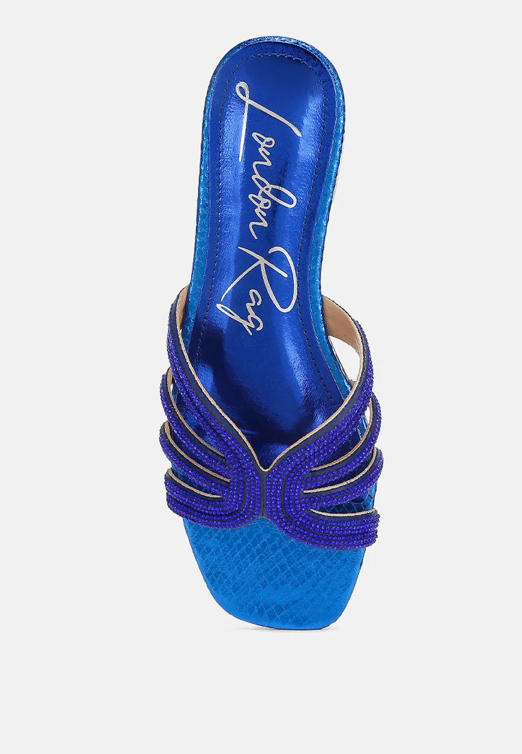 Rhinestone Cut Out Flats By RAG