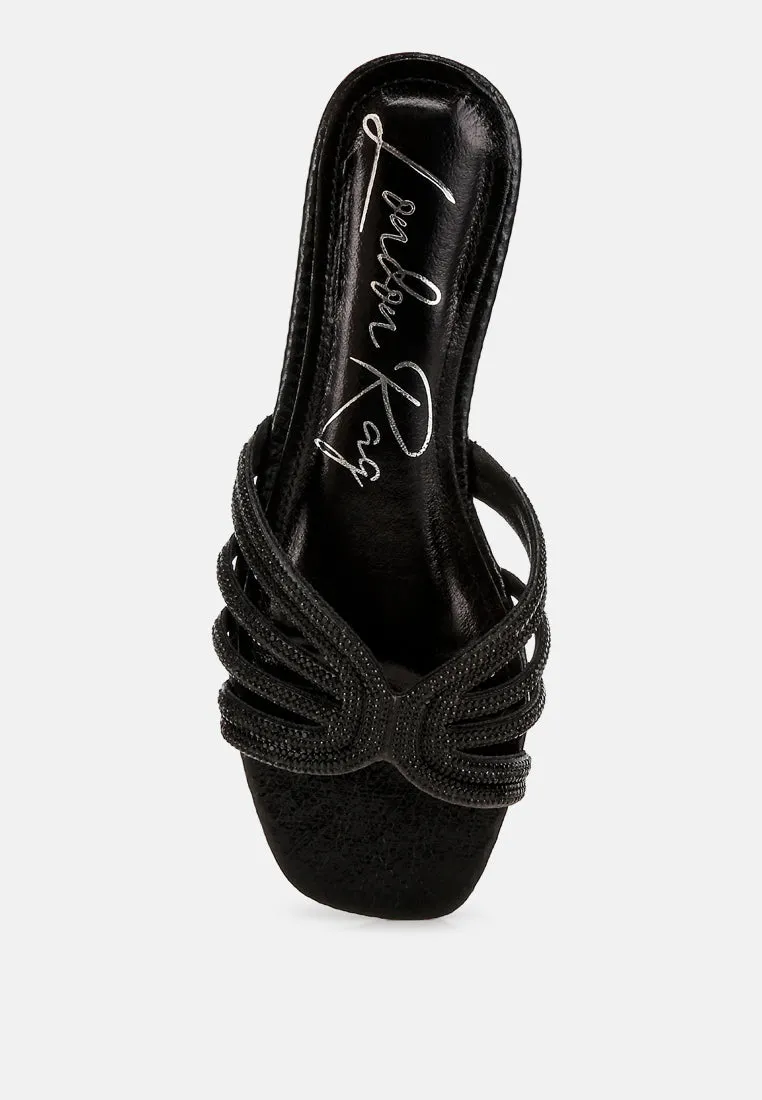 Rhinestone Cut Out Flats By RAG