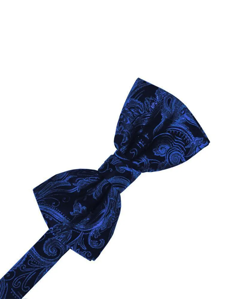 Royal Blue Tapestry Kids Bow Tie