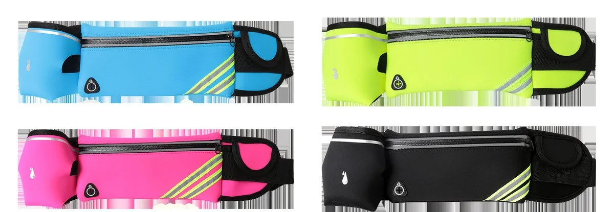 Running Waist Bag with Water Bottle Pocket