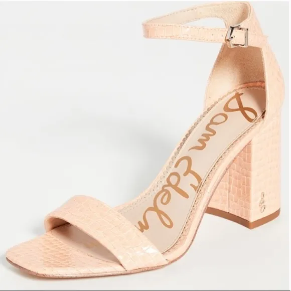 Sam Edelman 4” block heel squared toe NWOT
