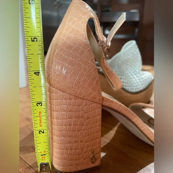 Sam Edelman 4” block heel squared toe NWOT