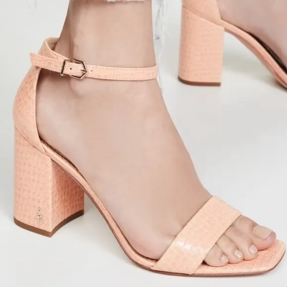Sam Edelman 4” block heel squared toe NWOT