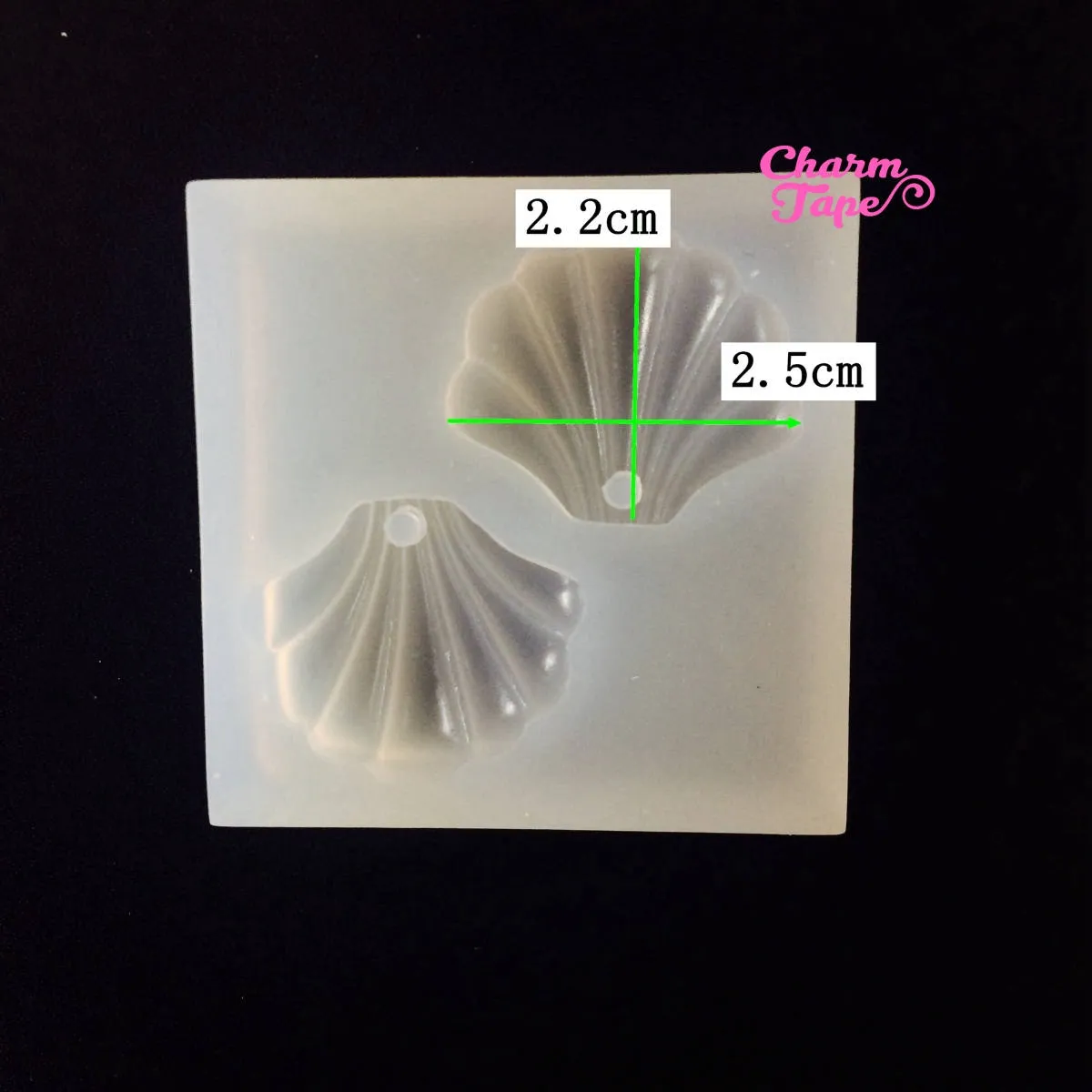 Sea Shell, Octopus & Deer charm Silicon mold flexible, for polymer clay, resin jewelry Q093-Q097
