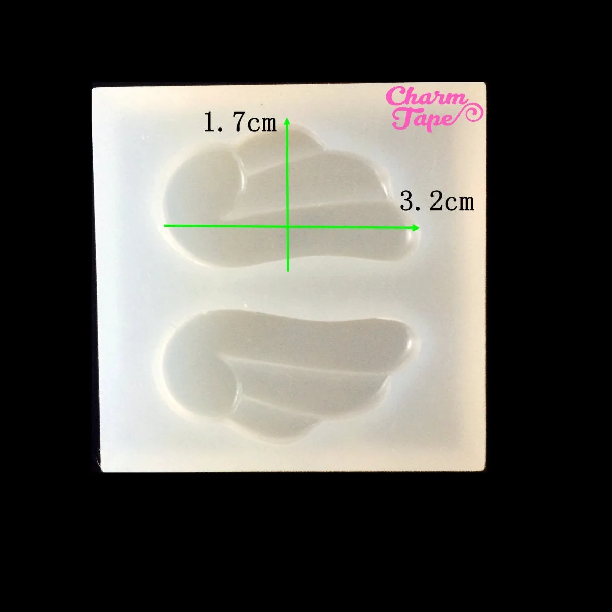 Sea Shell, Octopus & Deer charm Silicon mold flexible, for polymer clay, resin jewelry Q093-Q097