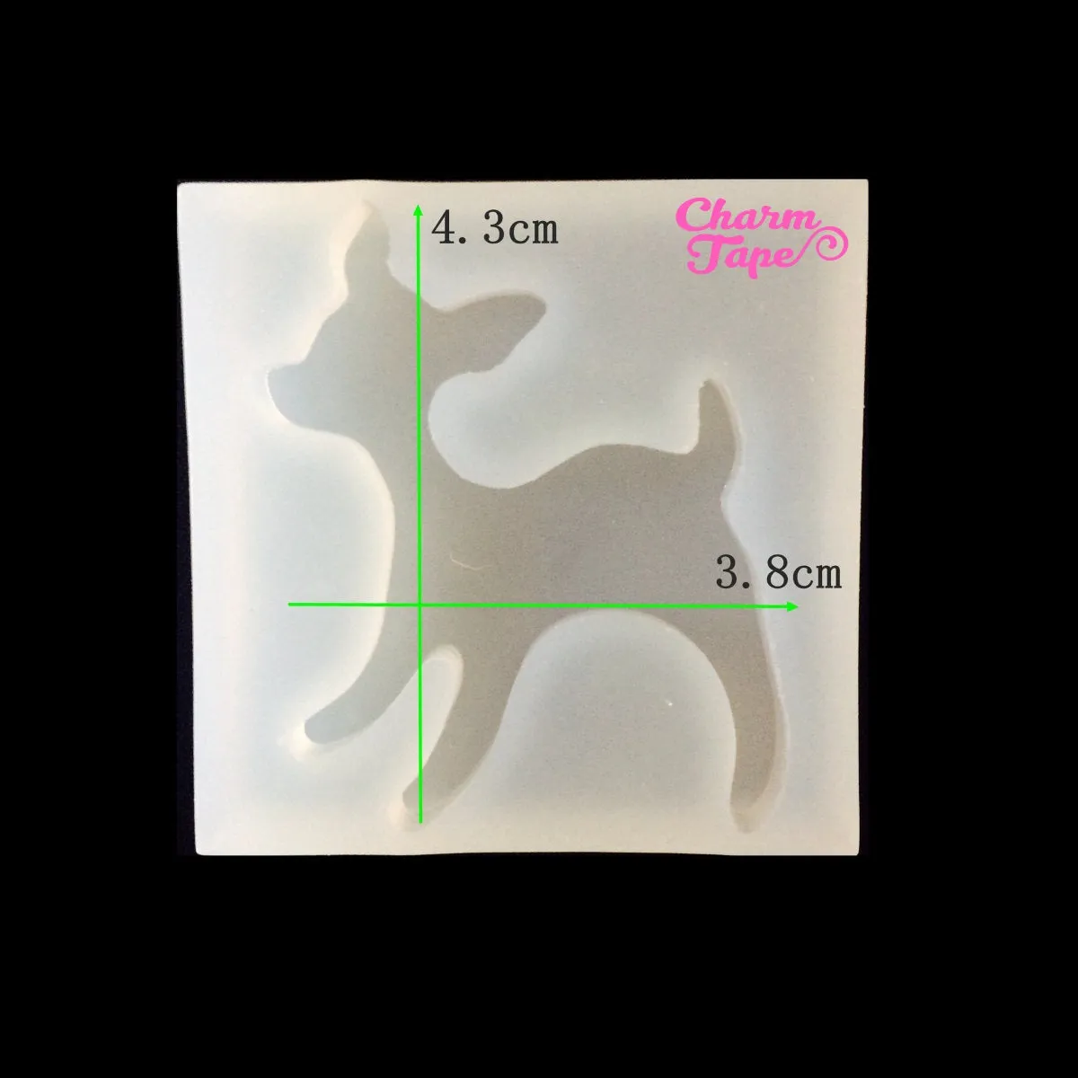 Sea Shell, Octopus & Deer charm Silicon mold flexible, for polymer clay, resin jewelry Q093-Q097