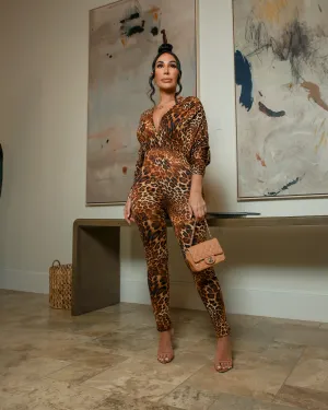 Sheska (Leopard Print Jumpsuit)