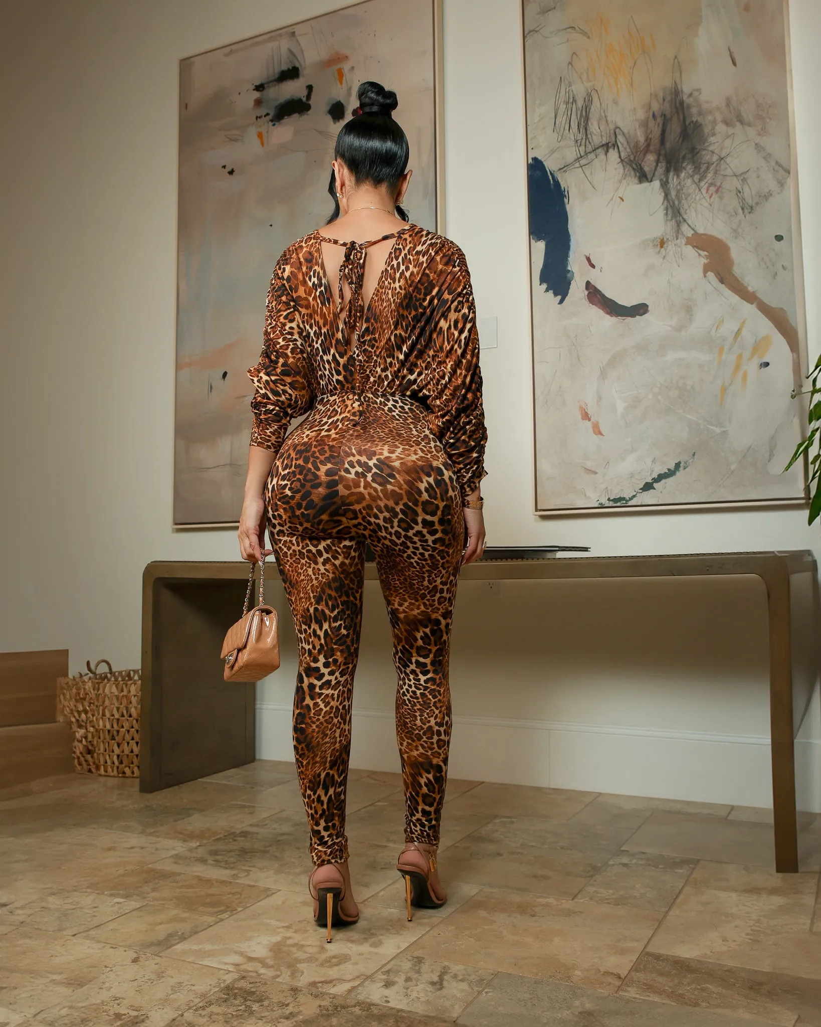 Sheska (Leopard Print Jumpsuit)
