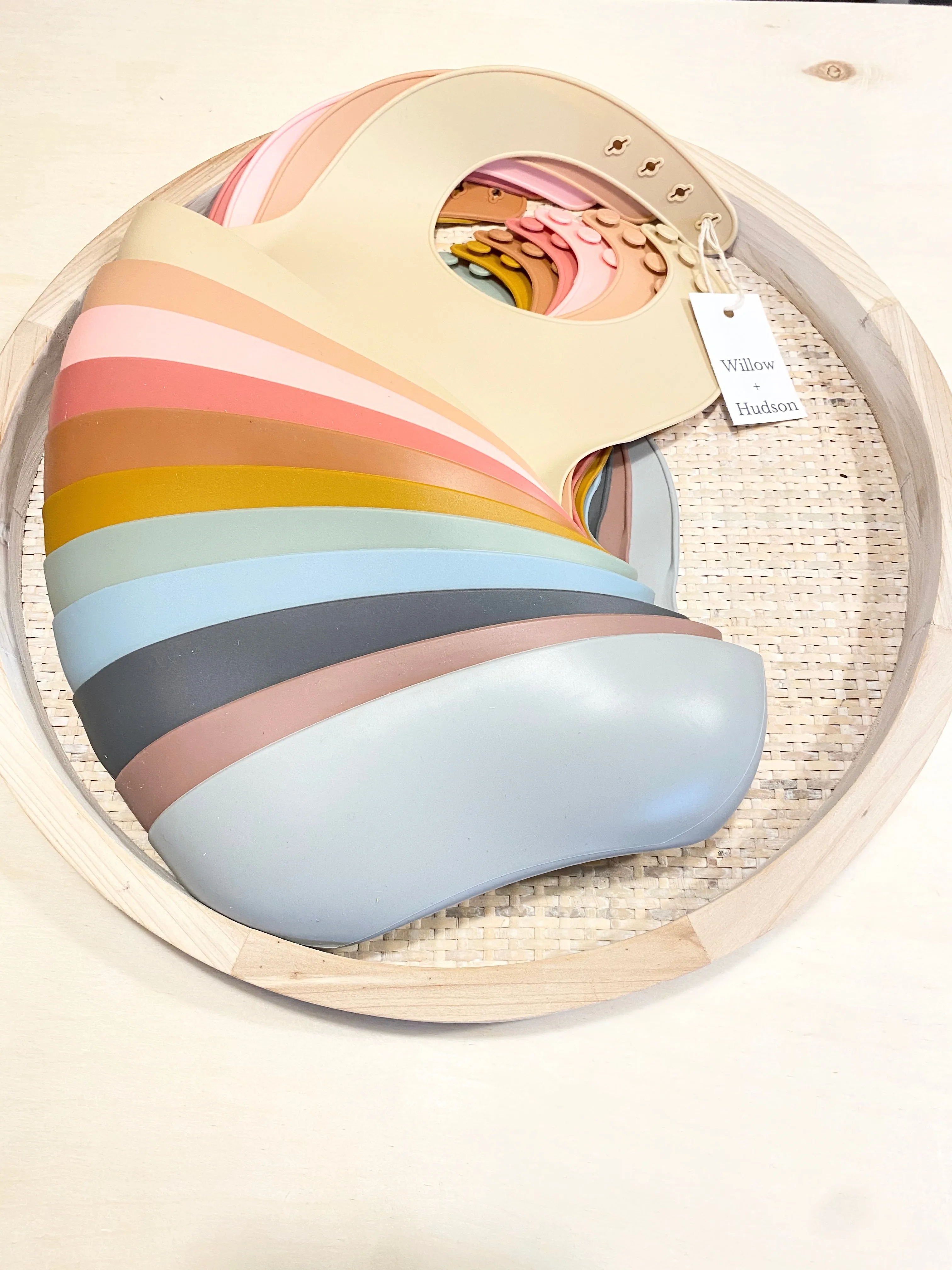 Silicone Bib - Terracotta