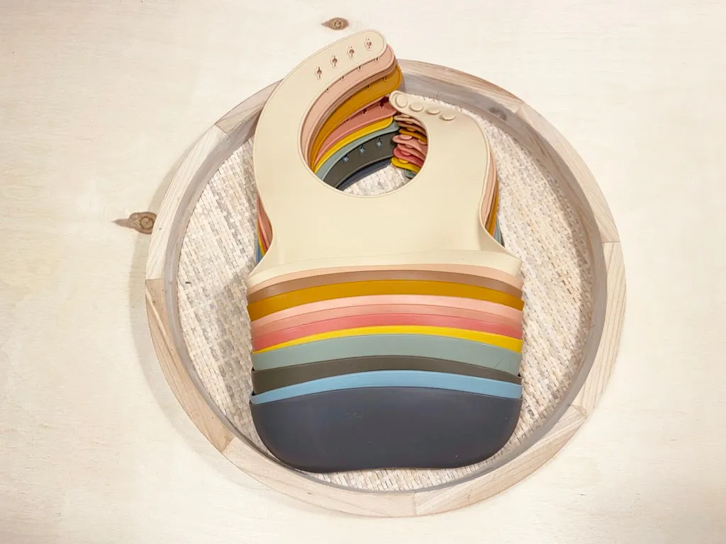 Silicone Bib - Terracotta
