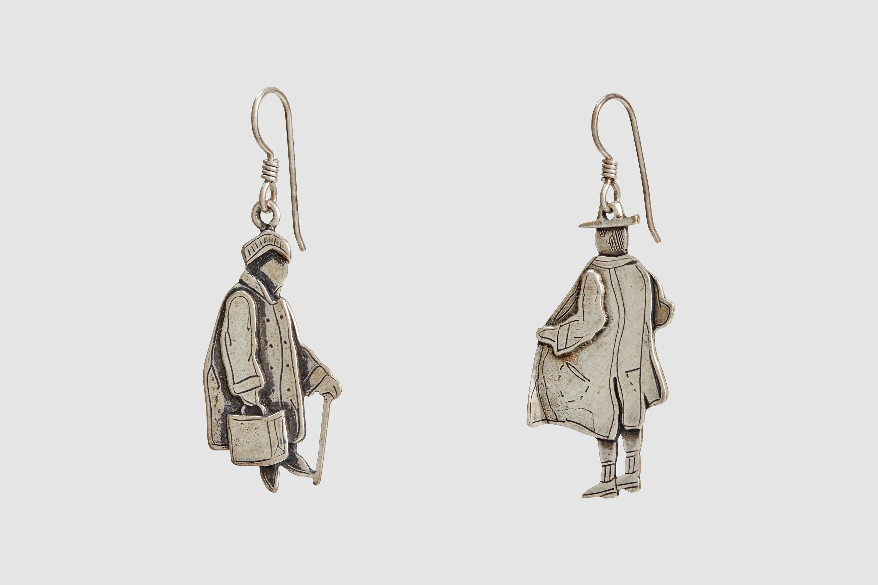 Silver "Flasher" Earrings