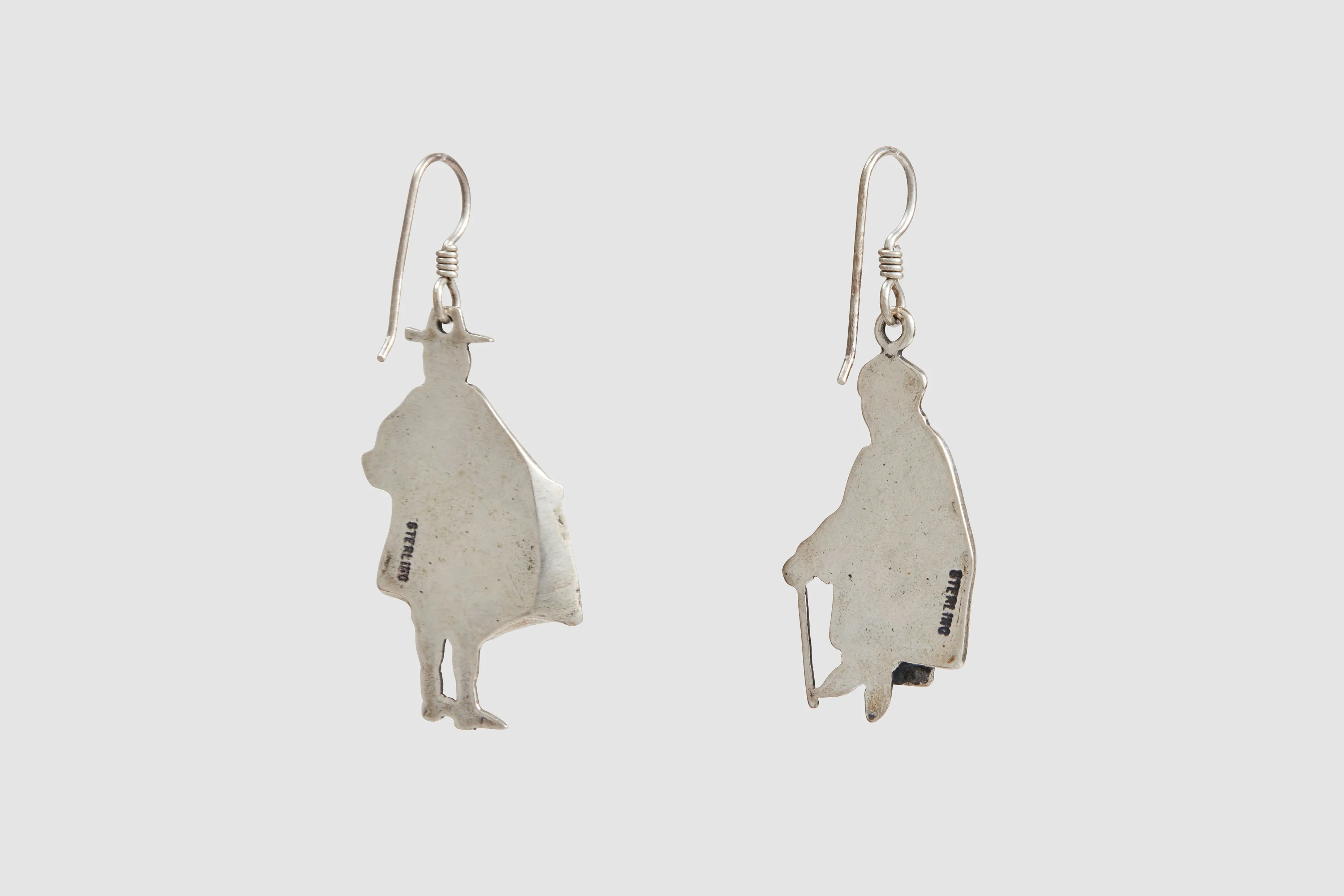 Silver "Flasher" Earrings