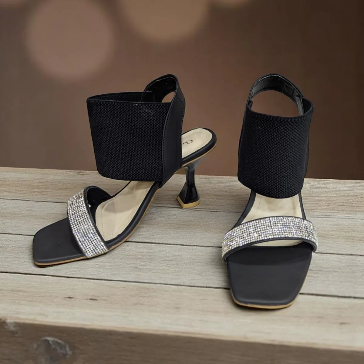 Slide Stuart Weitzman Black Sandals 3 Inch Heels Stylish Heel