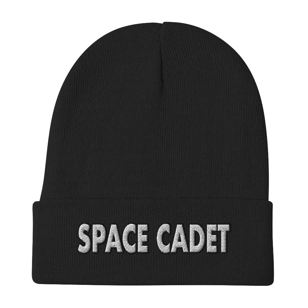 Space Cadet Embroidered Beanie