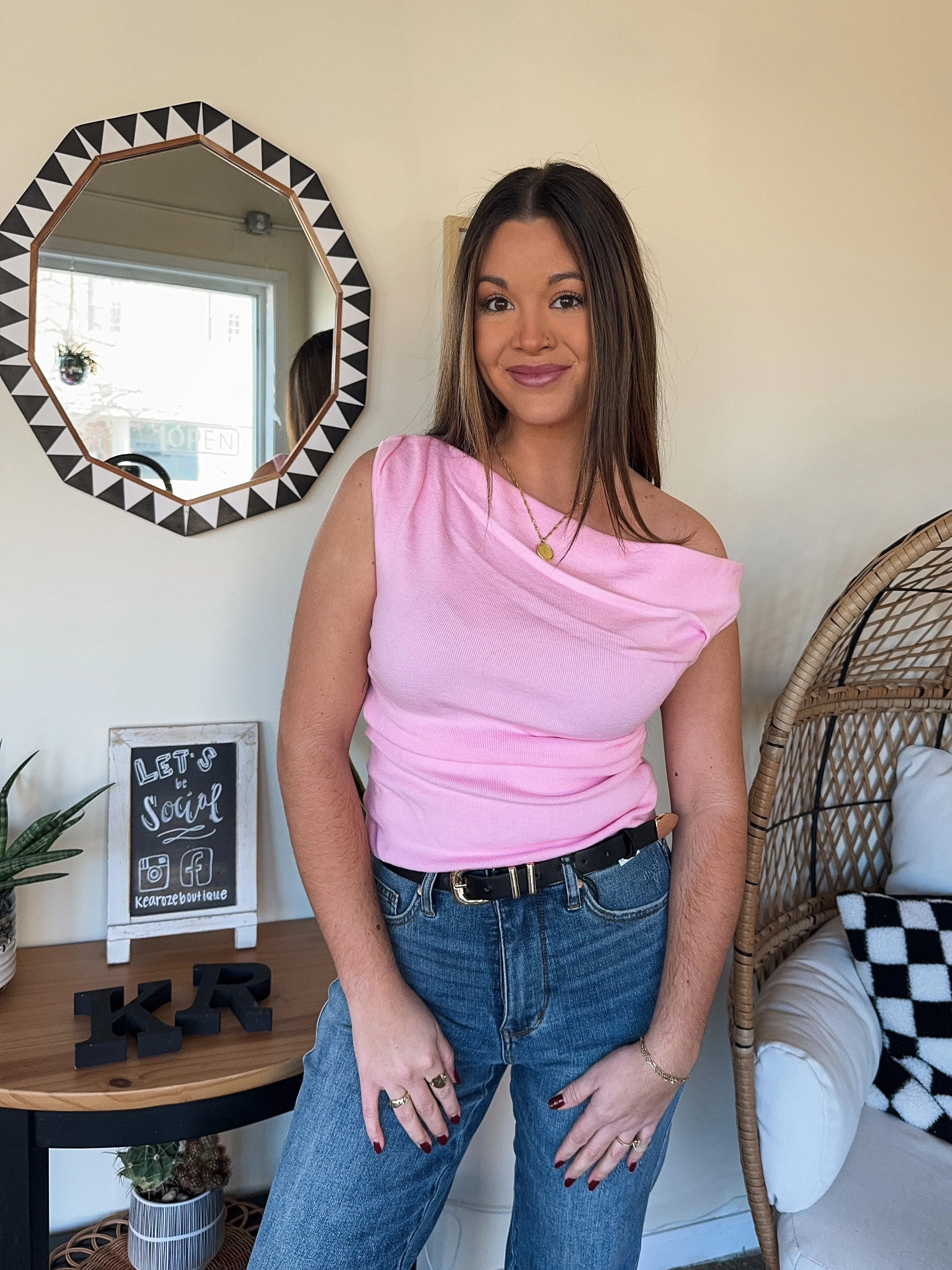 STOLEN MEMORY TOP-PINK