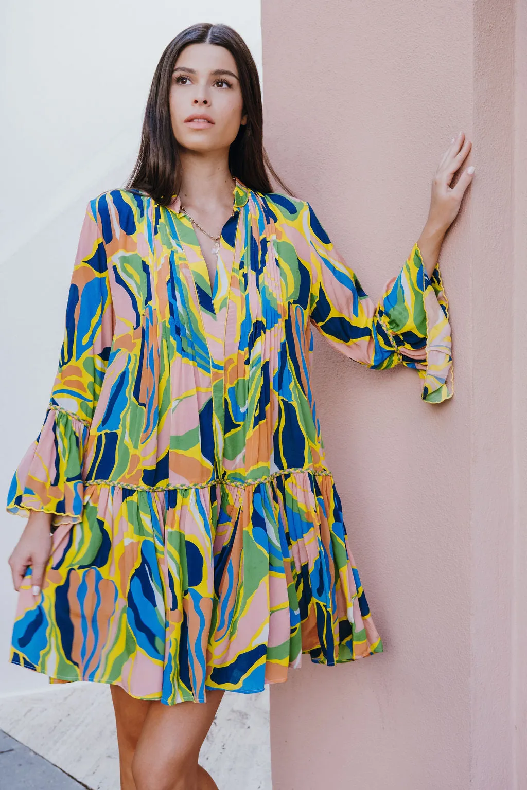 STYLIANOS DRESS - FIORI