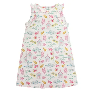 Summer Fun Printed Dress with Ruffles