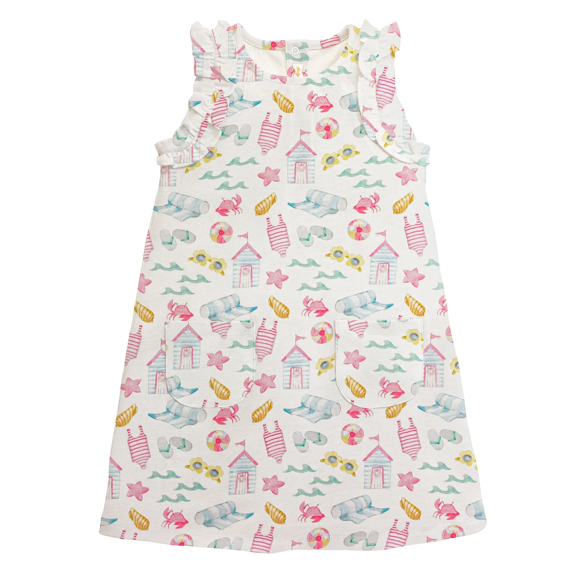 Summer Fun Printed Dress with Ruffles