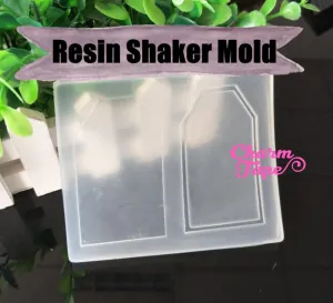 Tag UV Resin Mold, Resin Shaker Mold, Epoxy, Shaker Mold Silicone Silicon flexible mold S038
