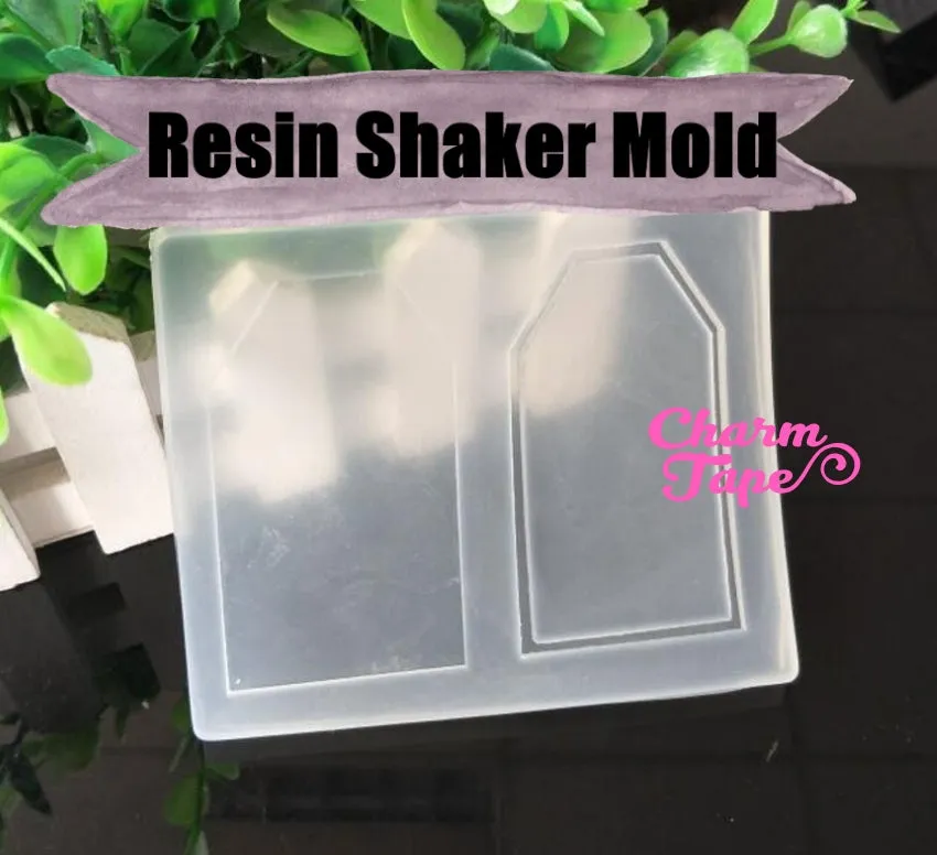 Tag UV Resin Mold, Resin Shaker Mold, Epoxy, Shaker Mold Silicone Silicon flexible mold S038