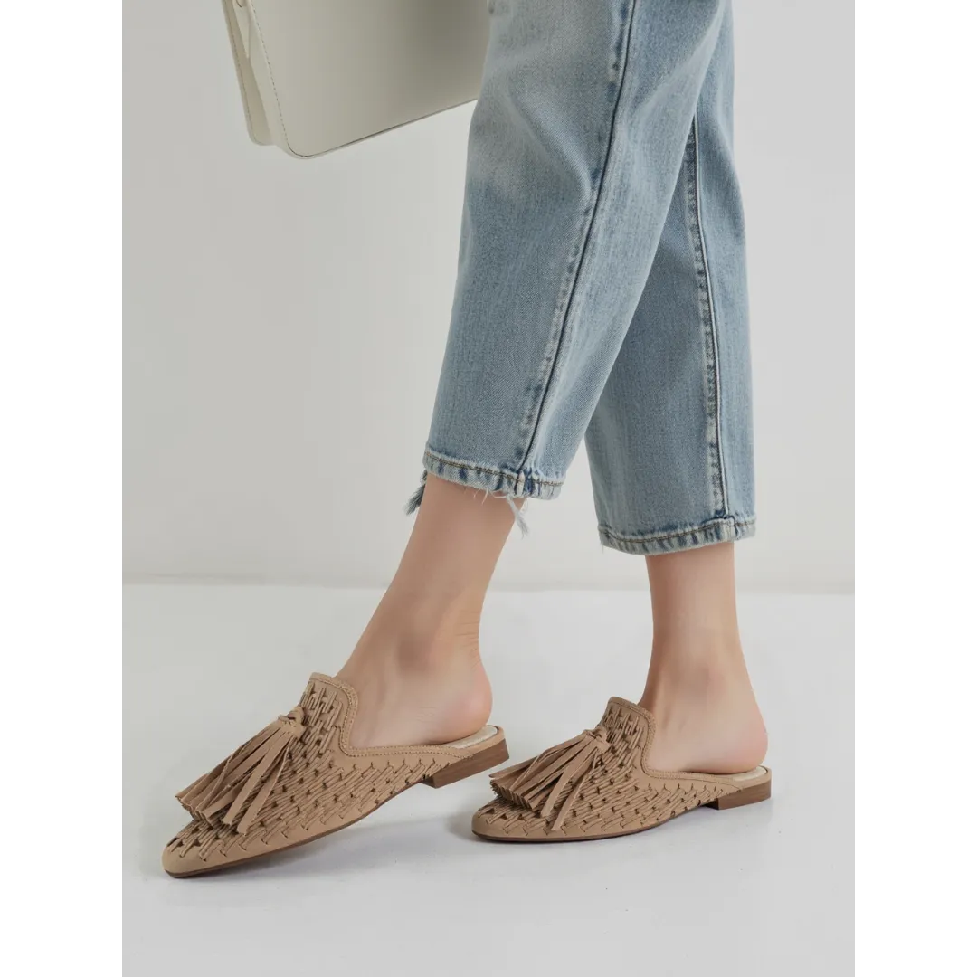 Tassel Fringe Mules