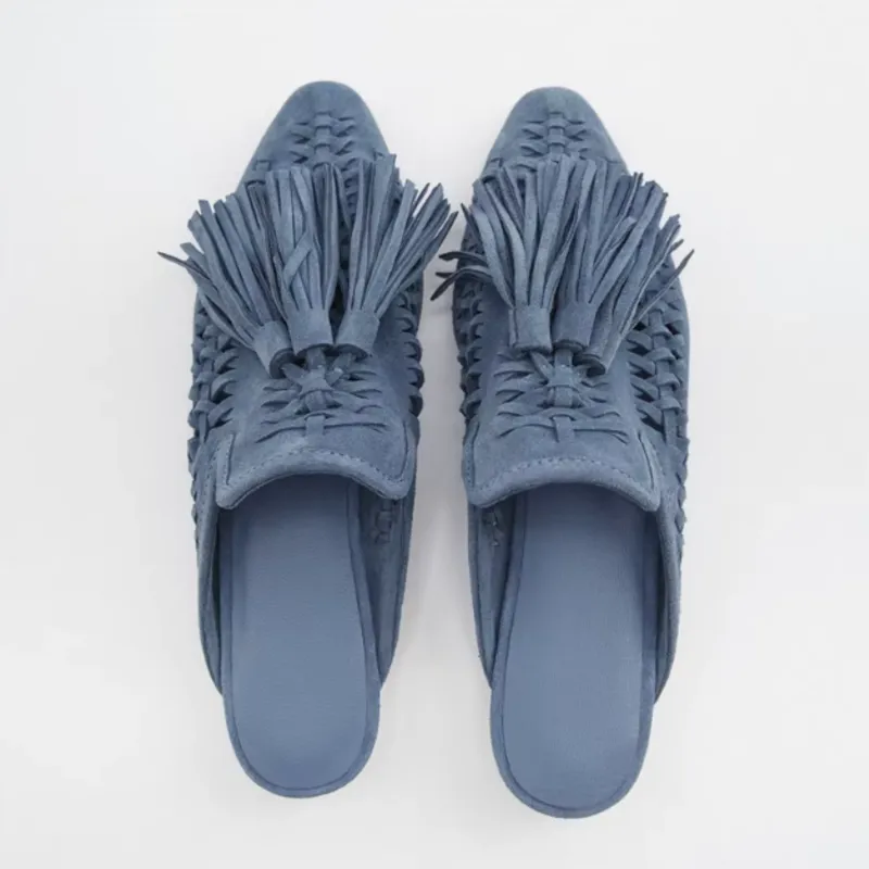 Tassel Fringe Mules
