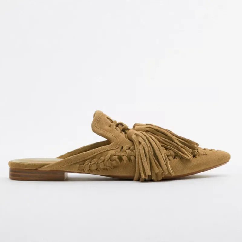 Tassel Fringe Mules