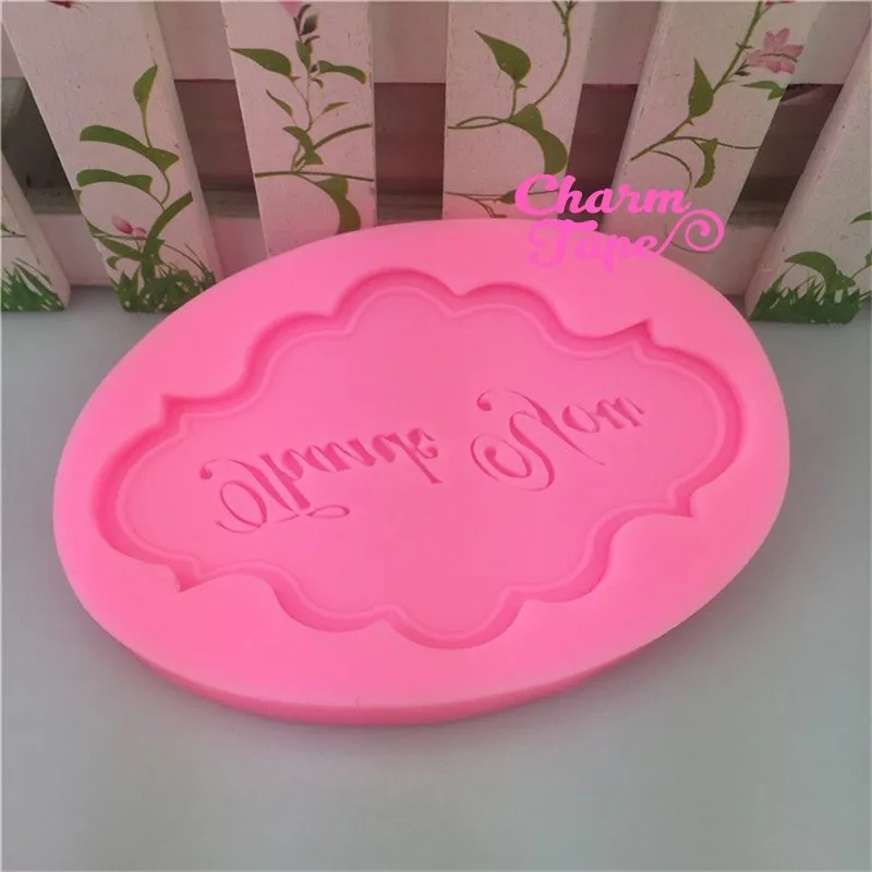 Thank You Food Grade Silicon silicone mold for uv resin /cake/ Fondant flexible mold H3967