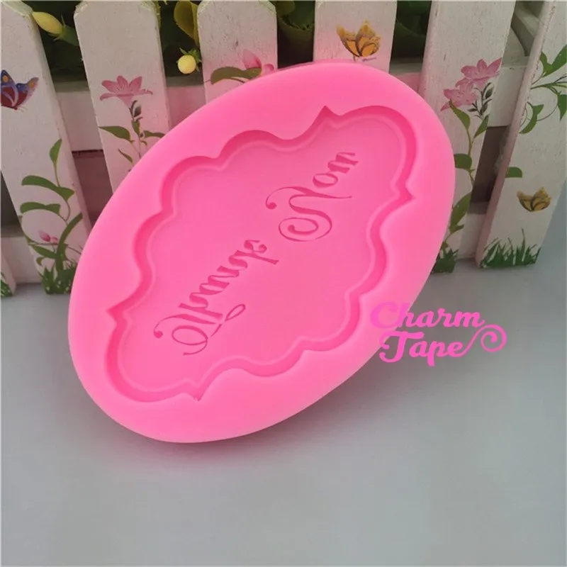 Thank You Food Grade Silicon silicone mold for uv resin /cake/ Fondant flexible mold H3967