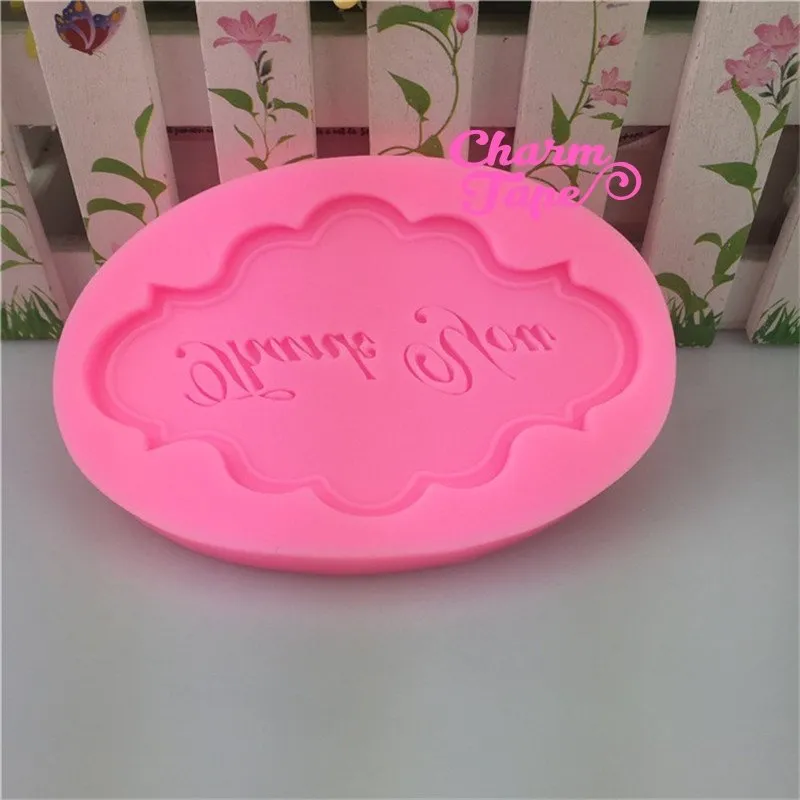 Thank You Food Grade Silicon silicone mold for uv resin /cake/ Fondant flexible mold H3967