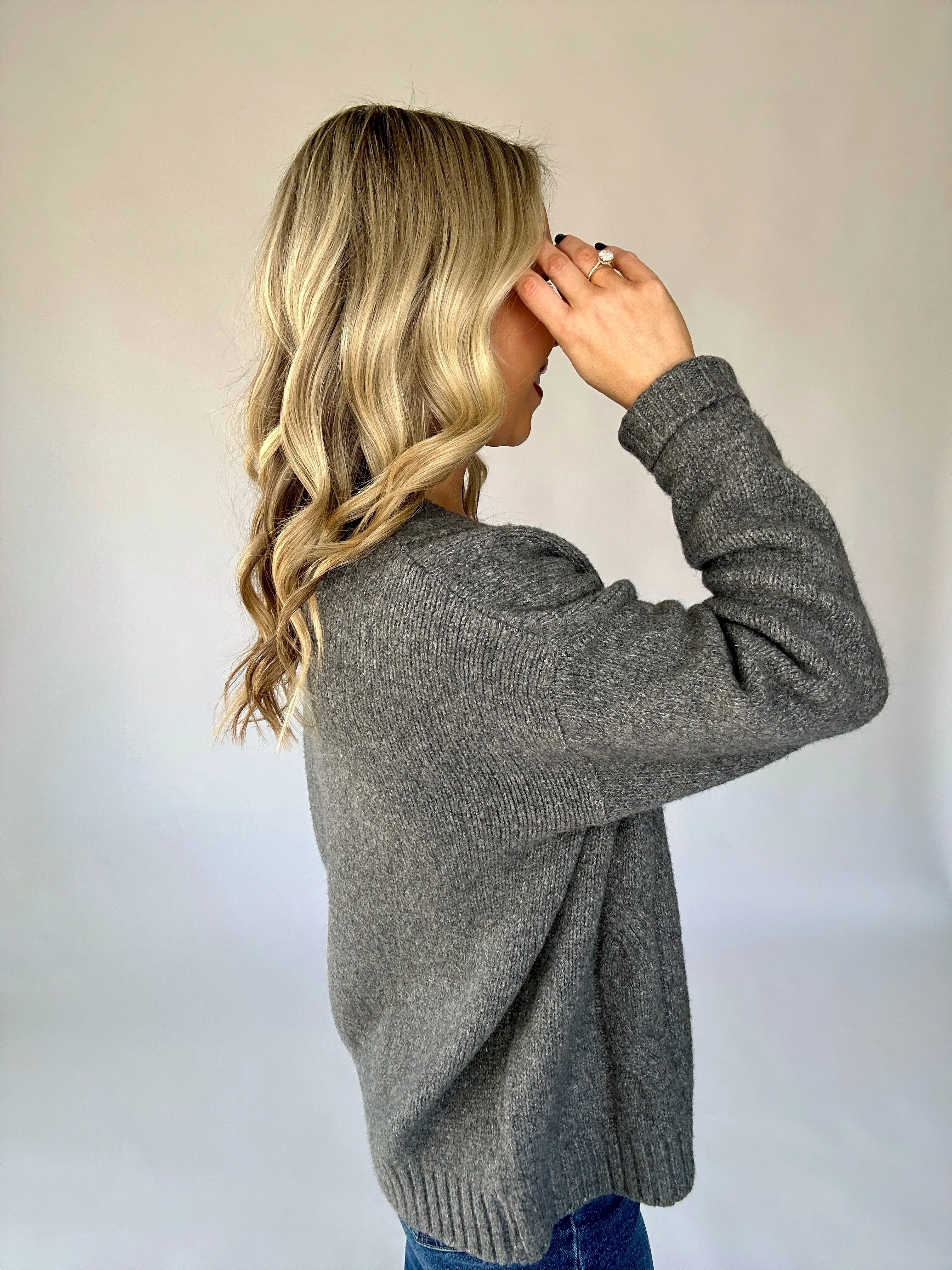 The Gillian Cardigan   Scarf