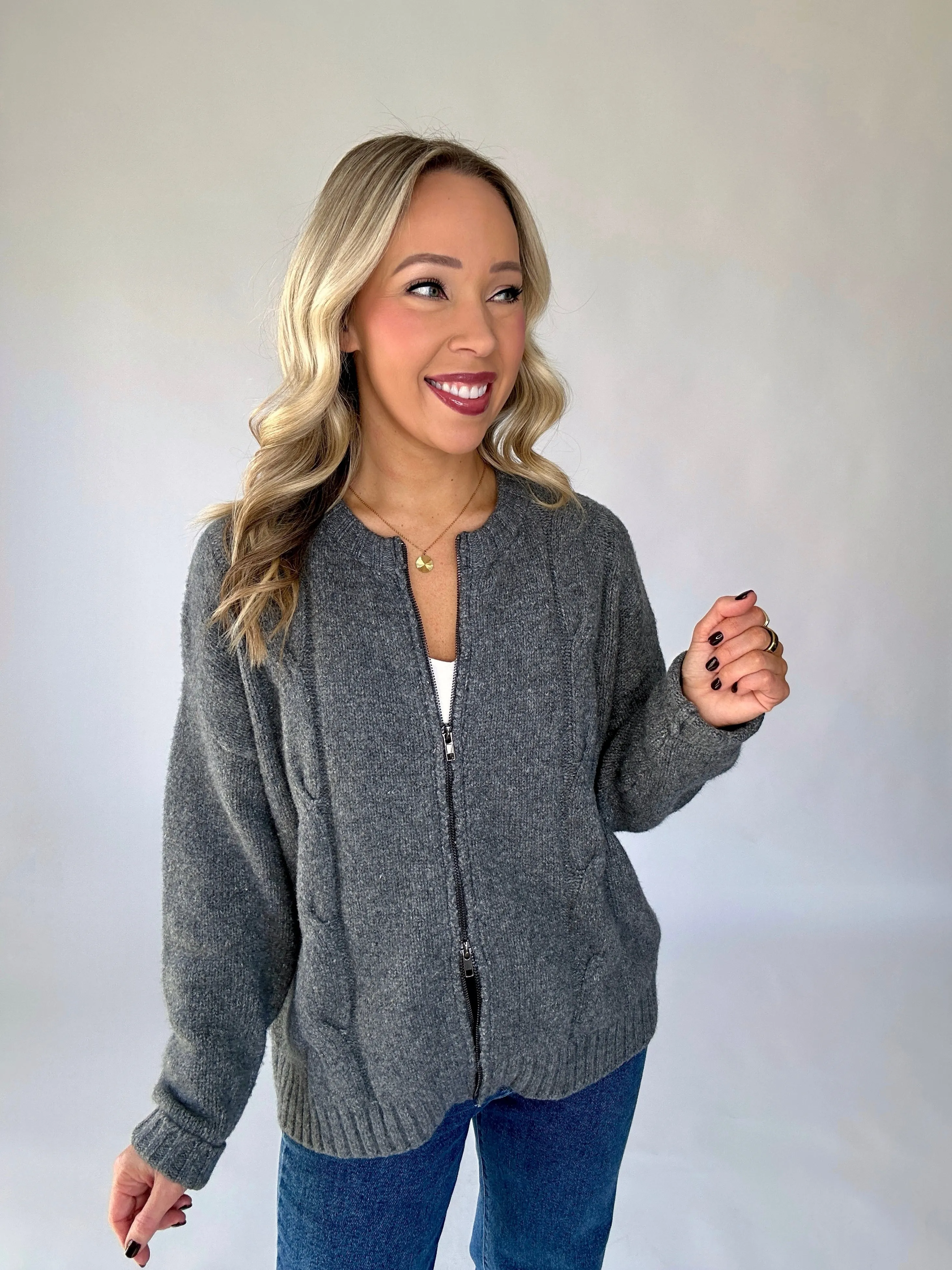 The Gillian Cardigan   Scarf