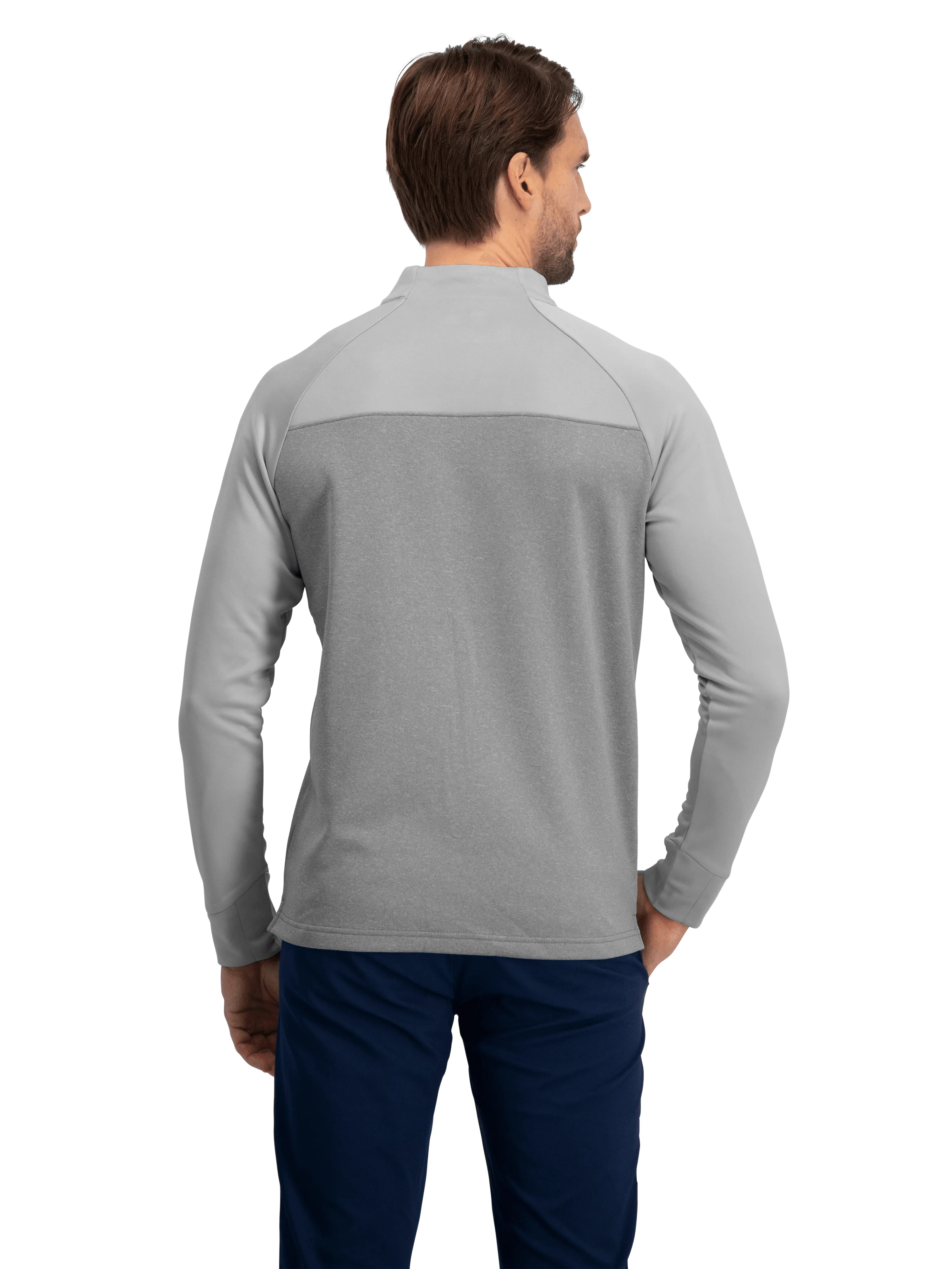 Two Tone Half-Zip Golf Pullover