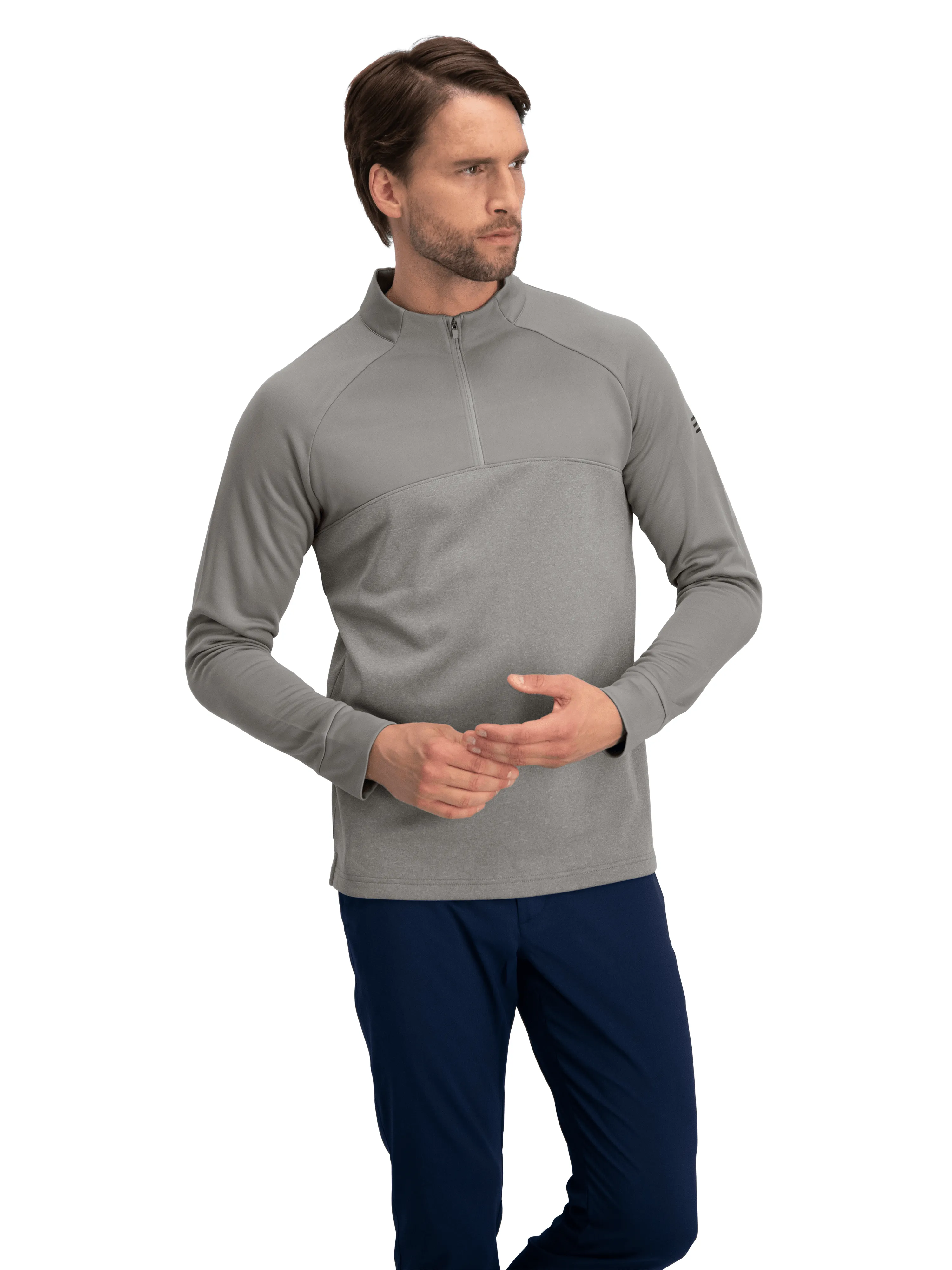 Two Tone Half-Zip Golf Pullover